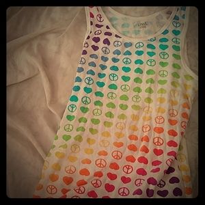 Rainbow tank top